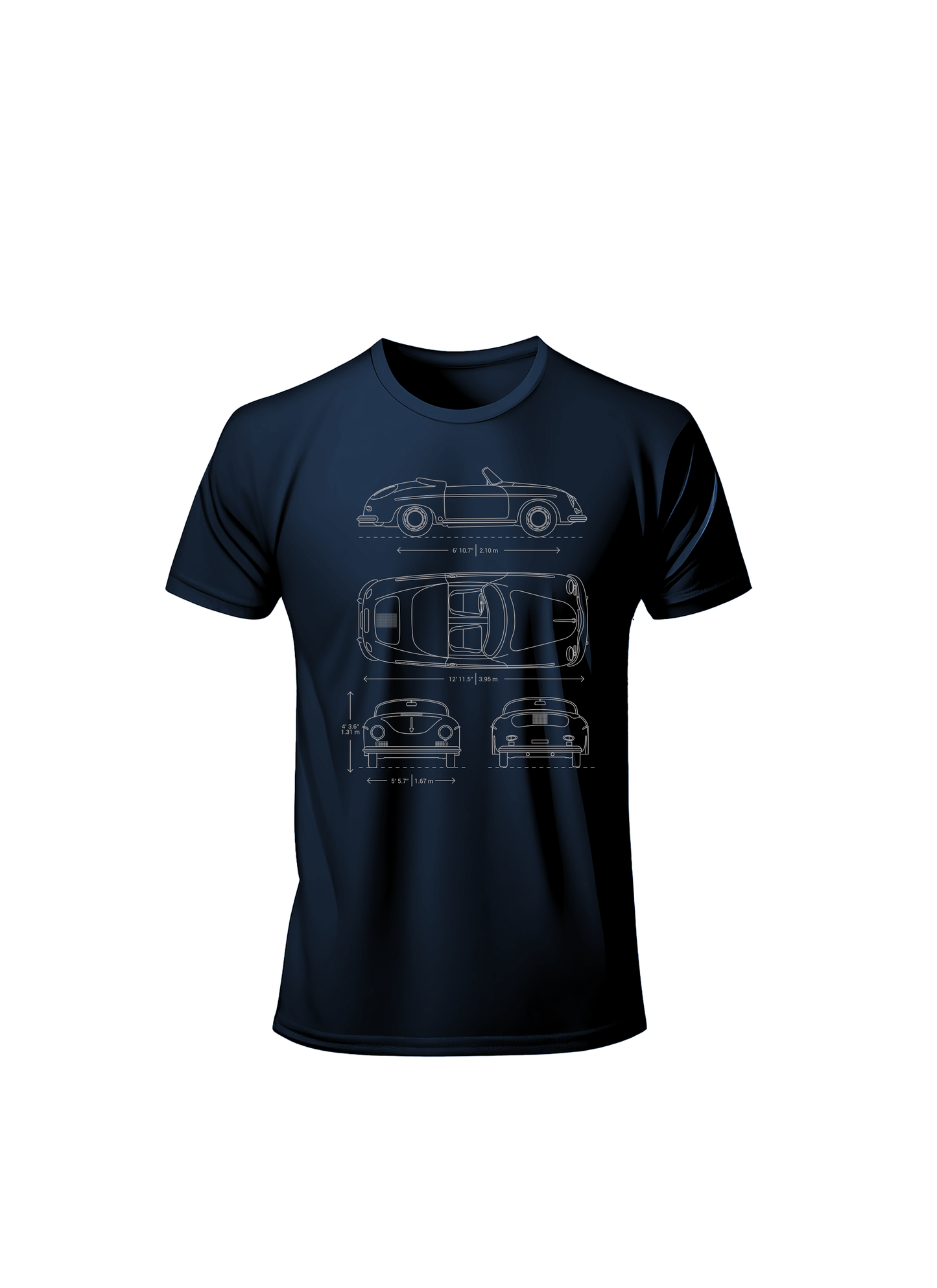 356 Blue Print T-Shirt